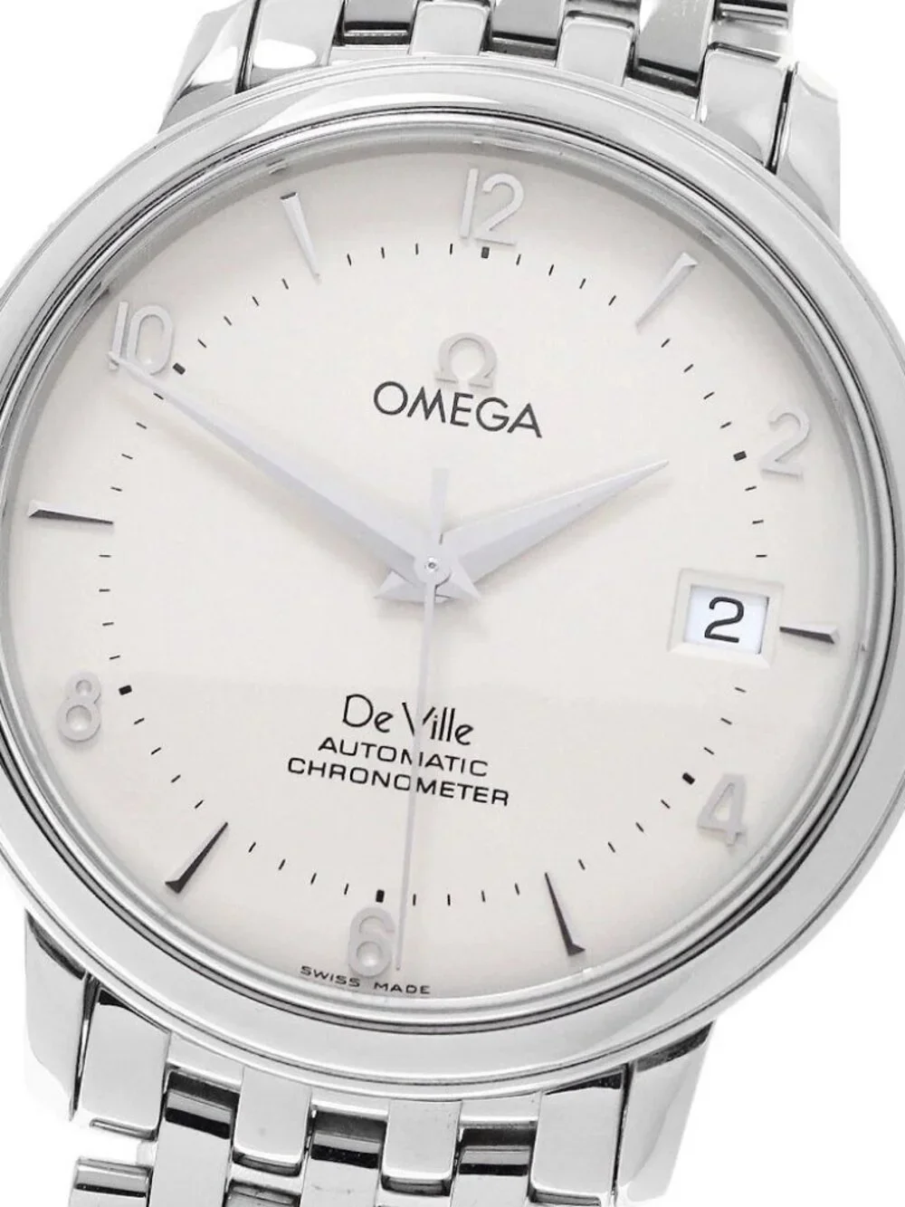 OMEGA De Ville Prestige 4512.30 Date Beige Dial Automatic Men's Watch_971079